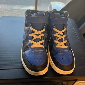 Nike Court Borough Mid 2 GS Game Royal Blue/Black Sneaker DM8873-001 Kids 1.5y